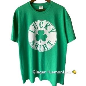🍀GILDAN Men’s Clover Leaf Lucky T-Shirt Sz. XL🍀